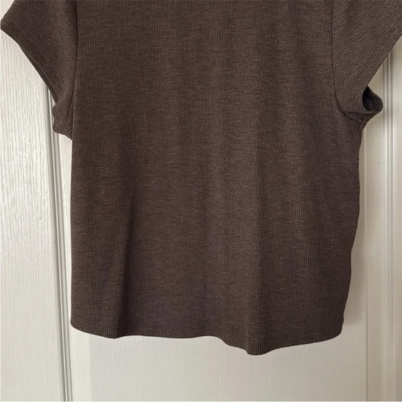 AE | Hey Baby | Waffle | Tee | Brown - Picture 6 of 14